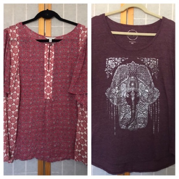 Lucky Brand Tops - Lucky brand 2 blouse bundle